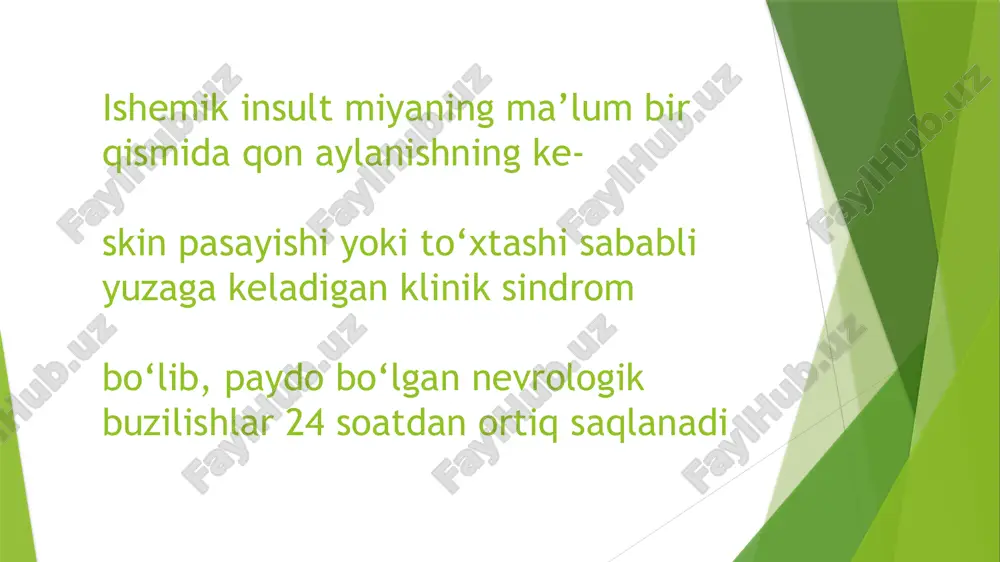 qon tomir kasalliklar - ishemik va gemorragik insult - Page 5