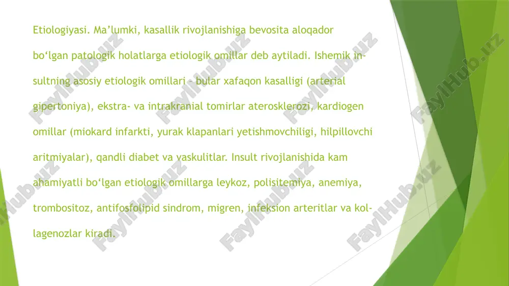 qon tomir kasalliklar. ishemik va gemorragik insult - Page 5