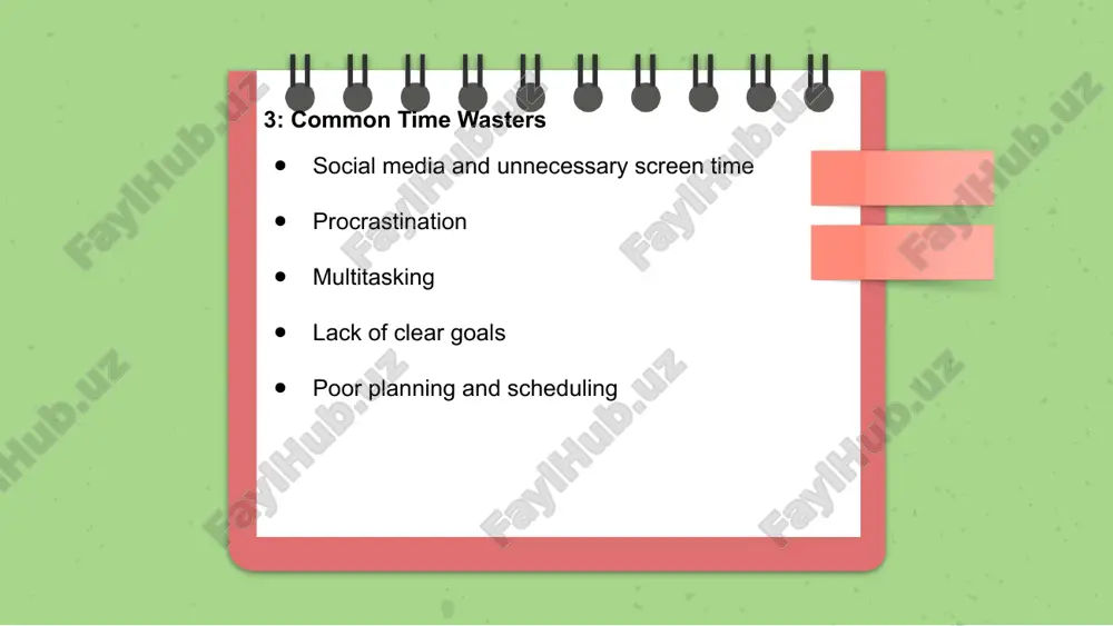 time management presentation - Page 5