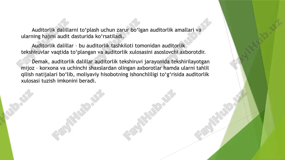 auditorlik dalilik - muayyan moddalar - Page 5