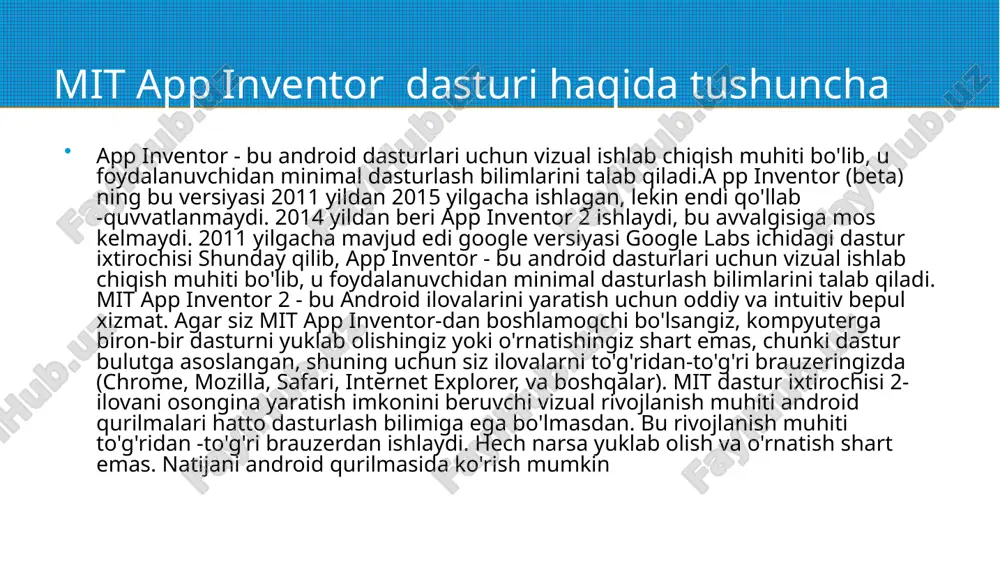 mobil qurilmalar uchun operatsion tizimlar va ilovalar - Page 5