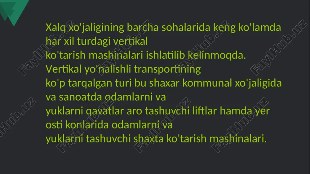 liftlarning konstruksiyasi va texnik korsatkichlari - Page 5