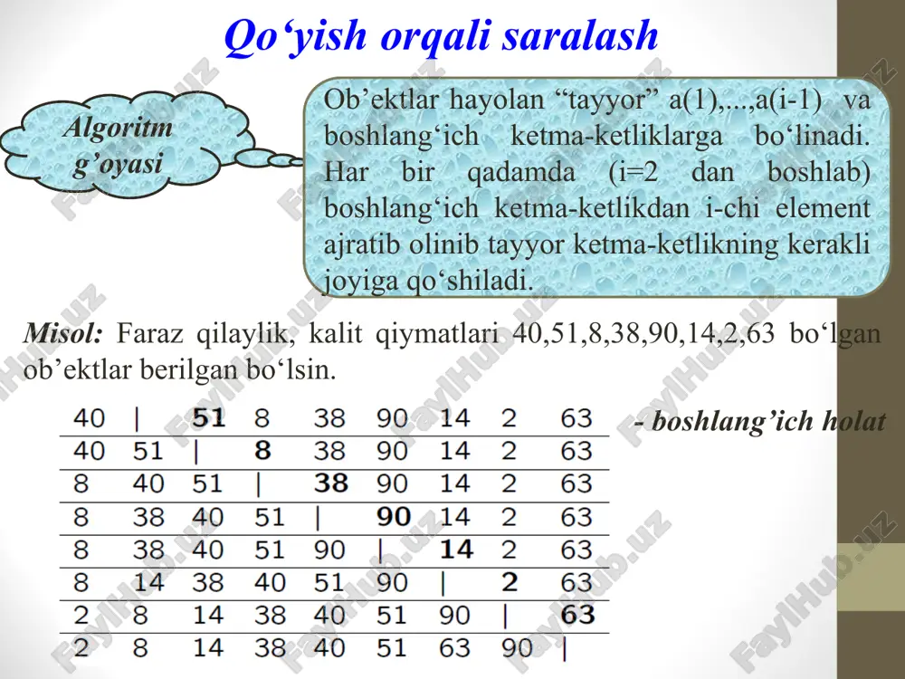 saralash algoritmlari - Page 5