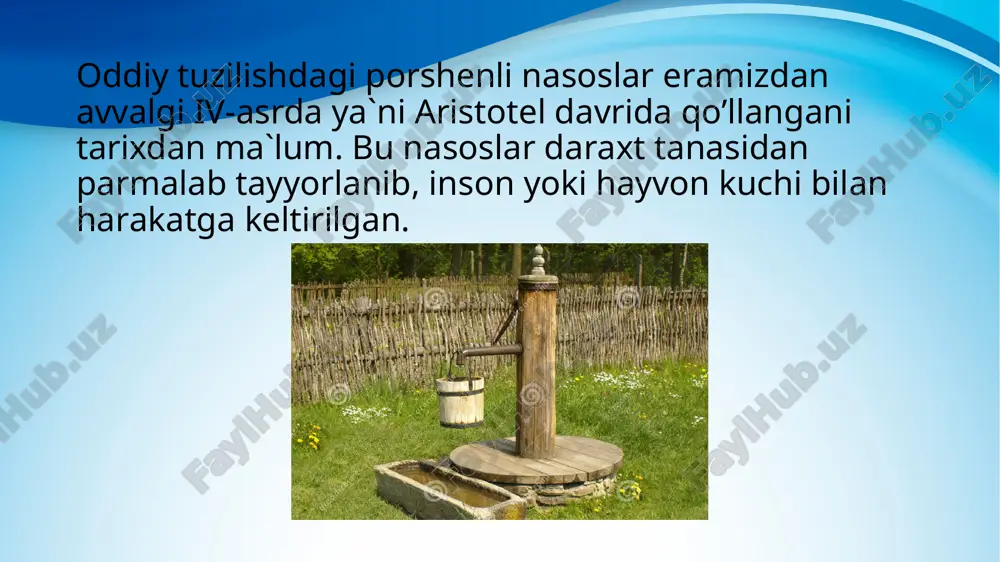 suvko`tarish mashinalari tarixi - Page 5