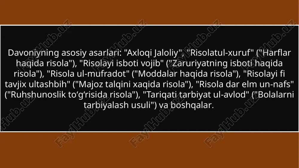 jaloliddin davoniy hayot va ijodi - Page 5