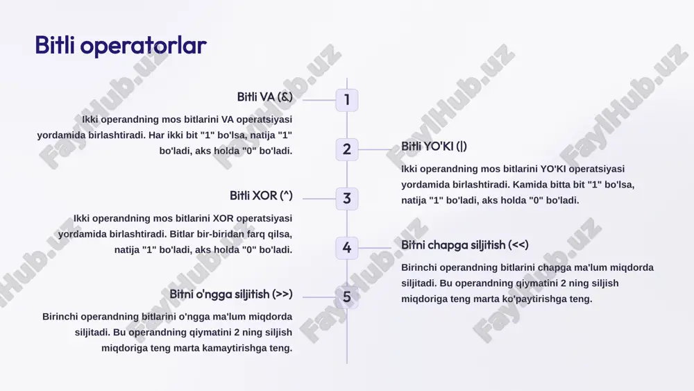 c++ dasturlash tilidagi operatorlar - Page 5