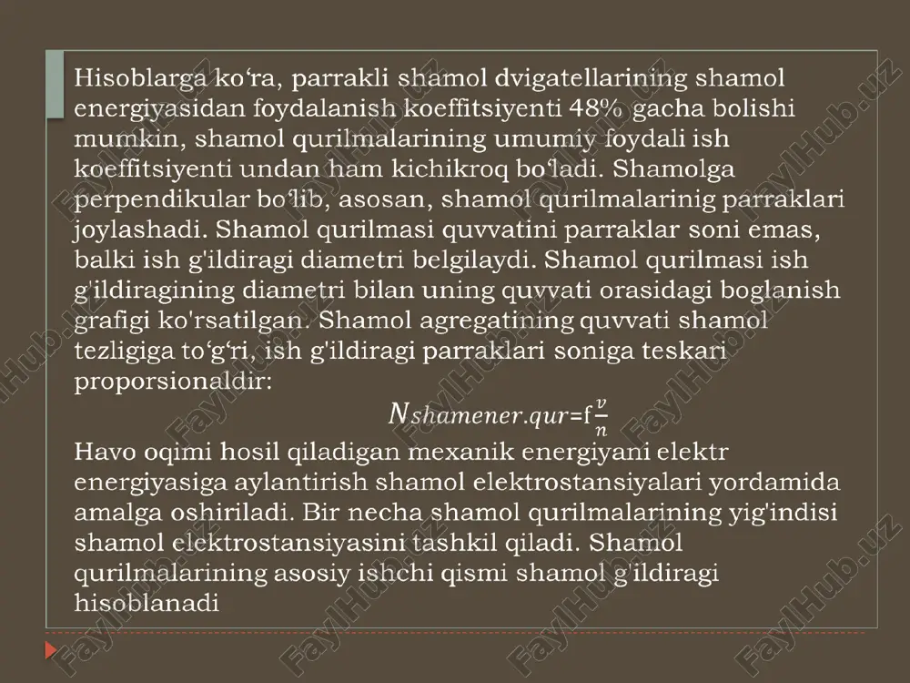 shamol energiyasining foydalanilishi - Page 5