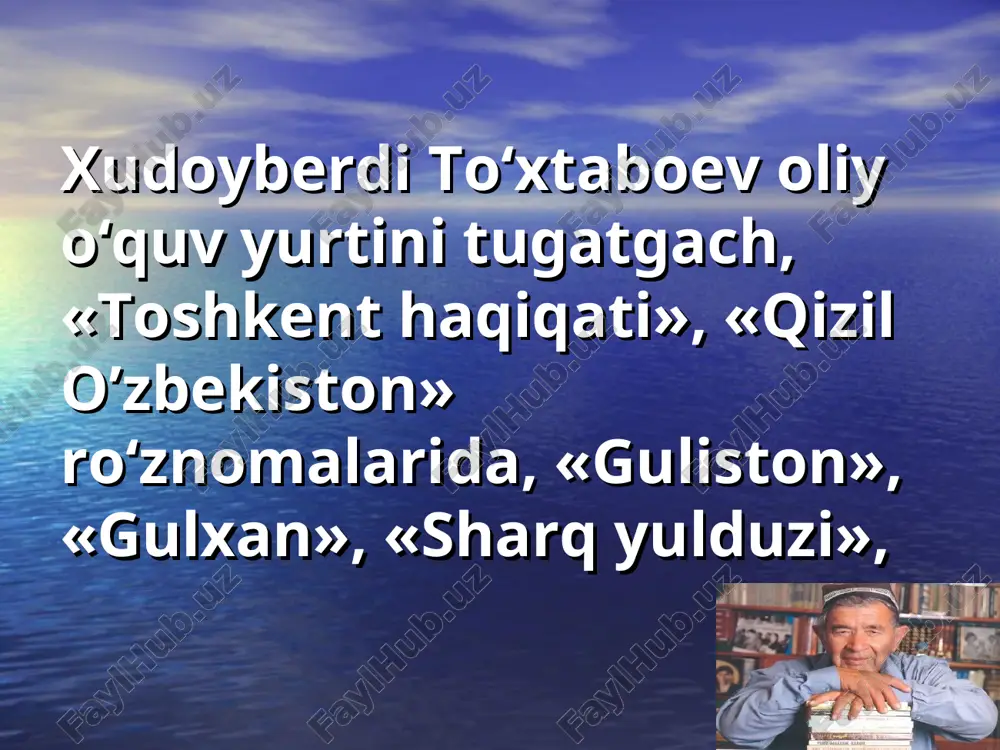 xudoyberdi to’xtaboyev hayoti va ijodi - Page 5