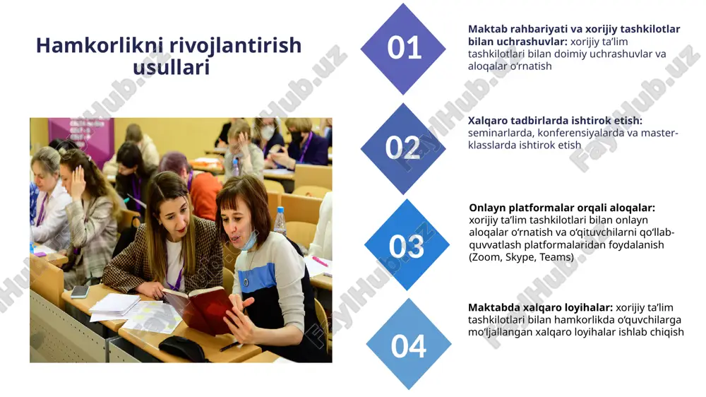 xorijiy ta'lim tashkilotlari bilan hamkorlik munosabatlari - Page 5