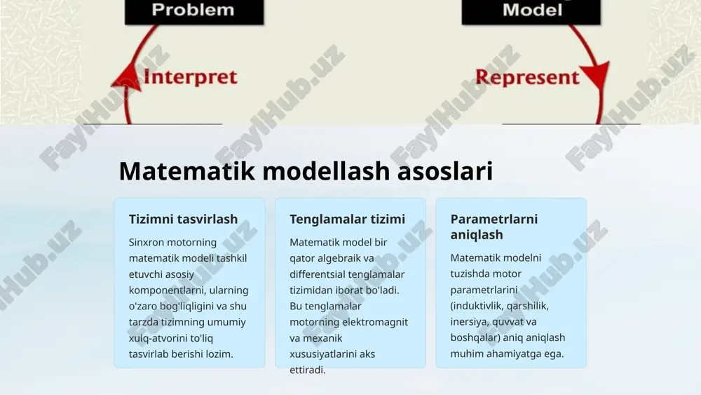 sinhronmotorlarining matematik modellarini tuzish - Page 5
