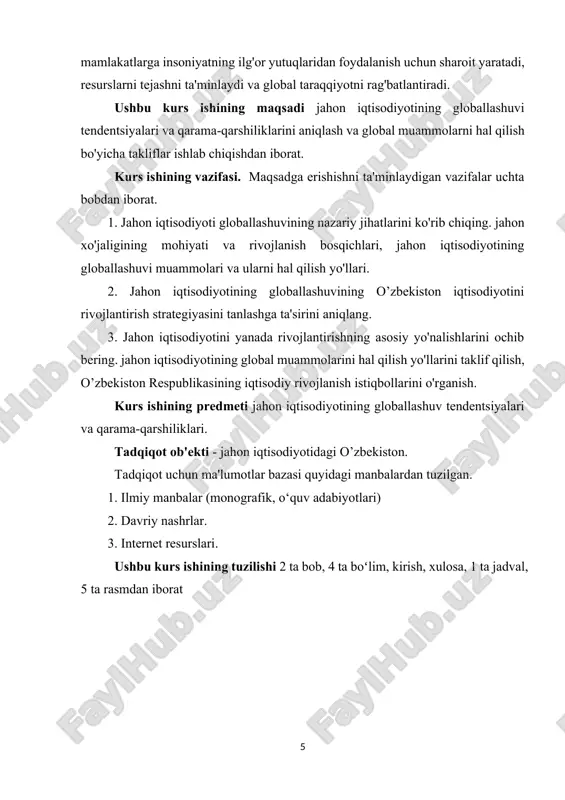 gi bilan izohlanadi. jahon global iqtisodiyoti xx asr boshlarida shakllana boshladi. tadbirkorlik kapitali natijasida g'arb davlatlari tomonidan keng mustamlaka periferiyasini xalqaro ekspluatatsiya qilish tizimini yaratish. bu vaqtga kelib dunyoning hududiy boʻlinishi tugallandi, xalqaro monopoliyalar shakllandi, ishlab chiqarishni ijtimoiylashtirish jarayoni global xususiyat kasb etdi. yigirmanchi asr boshidagi jahon iqtisodiyoti. g'arbning sanoat mamlakatlari - metropoliyalar va ularning koloniyalari - qishloq xo'jaligi va xom ashyo qo'shimchalaridan iborat edi. jahon xo'jaligini shakllantirish sharti jahon bozori bo'lib, uning shakllanishi xix asr o'rtalaridan boshlab, g'arb mamlakatlarida mashinasozlik ustunlik qilgan paytdan boshlab jadal sur'atlar bilan amalga oshirildi. jahon bozori ham kichik, ham yirik mamlakatlarda muhim rol o'ynadi. ommaviy ishlab chiqarishning rivojlanishi jahon bozorining jahon iqtisodiyotiga aylanishiga yordam berdi. tovar ayirboshlash bilan bir qatorda yakuniy mahsulot ishlab chiqarish bo'yicha xalqaro ishlab chiqarish aloqalari ham ancha rivojlandi. ular kapitalning o'sib borayotgan migratsiyasi tufayli rivojlandi. tashqi iqtisodiy aloqalarni sinfiy yondashuvga asoslangan muvofiqlashtirish ilgari birlashgan jahon xo‘jaligining ko‘lamini toraytirdi, lekin jahon …