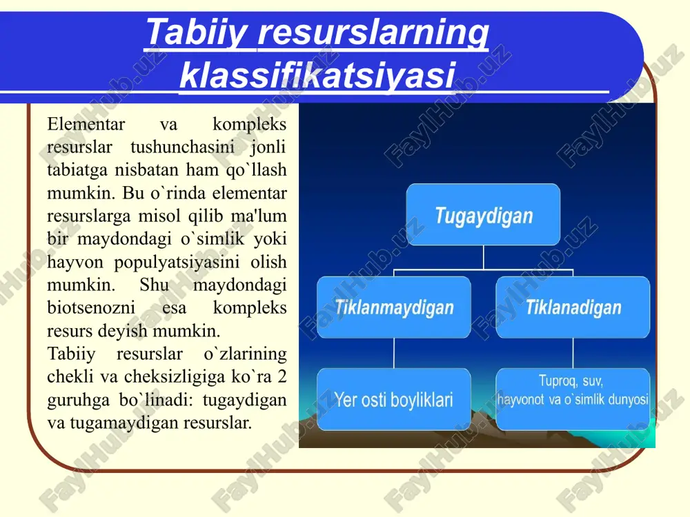 tabiiy resurslar to'g'risida ta'lim - Page 5