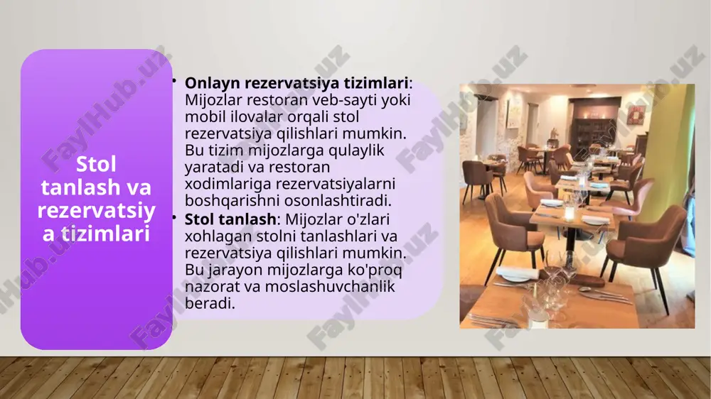 restoran xizmatlari - Page 5