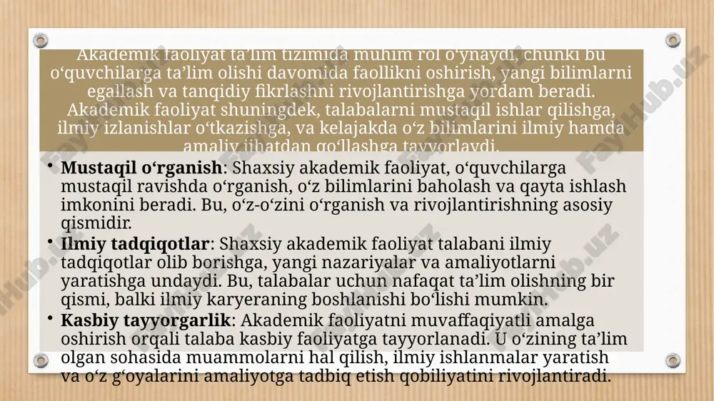 shaxsiy akademik faoliyat va unitashkilot ish vositalari - Page 5
