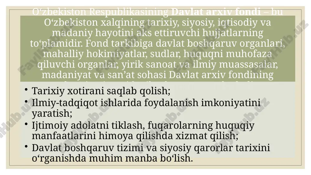 o'zbekiston respublikasi arxiv ishini boshqarish - Page 5