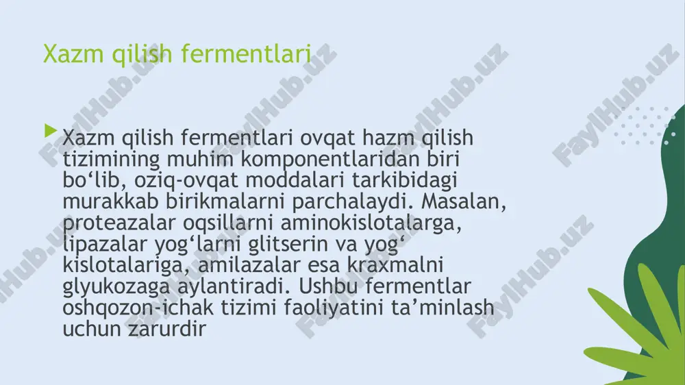 tibbiyotda fermentlarning qo‘llanilishi - Page 5
