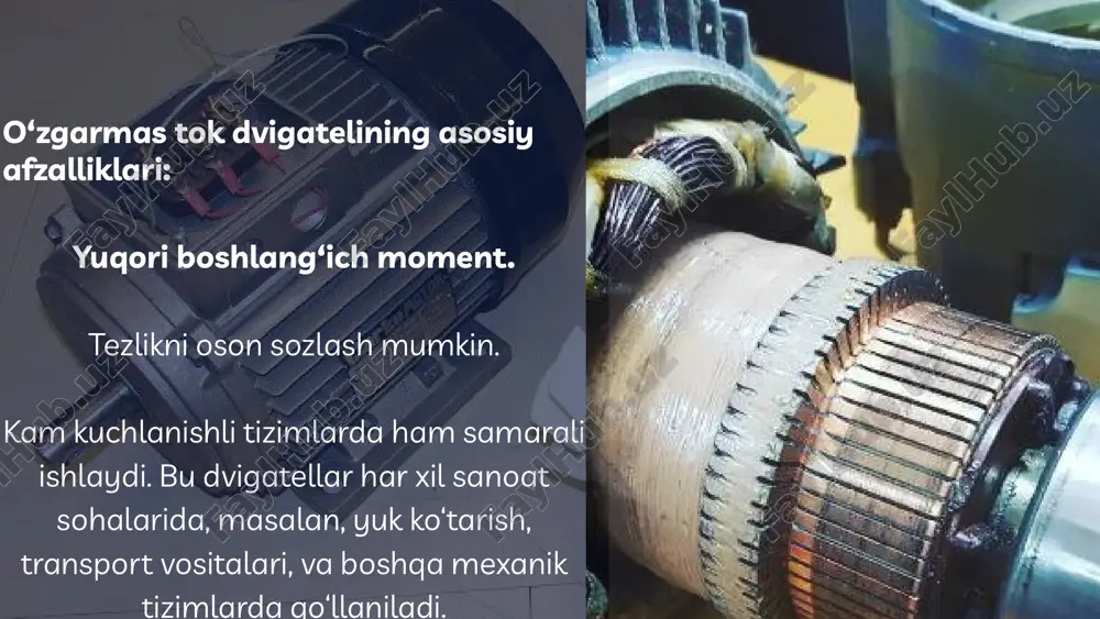 o‘zgarmas tok elektr dvigateli - Page 5
