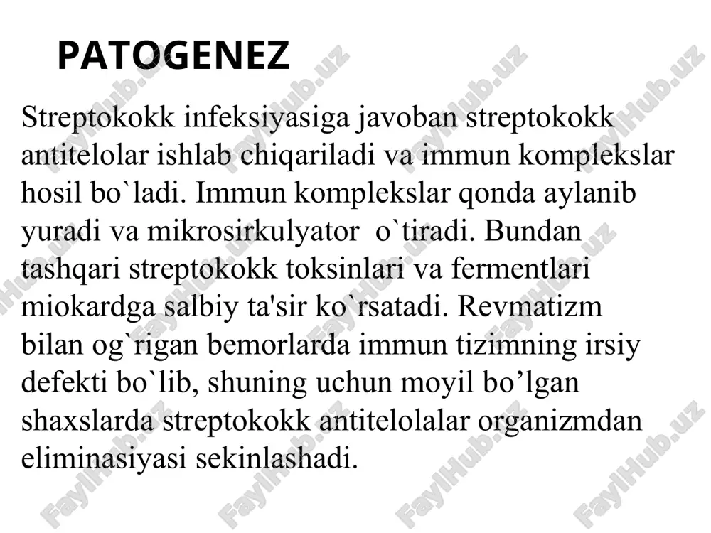 o`tkir revmatik isitma (sokolskoy – buyo kasalligi) - Page 5