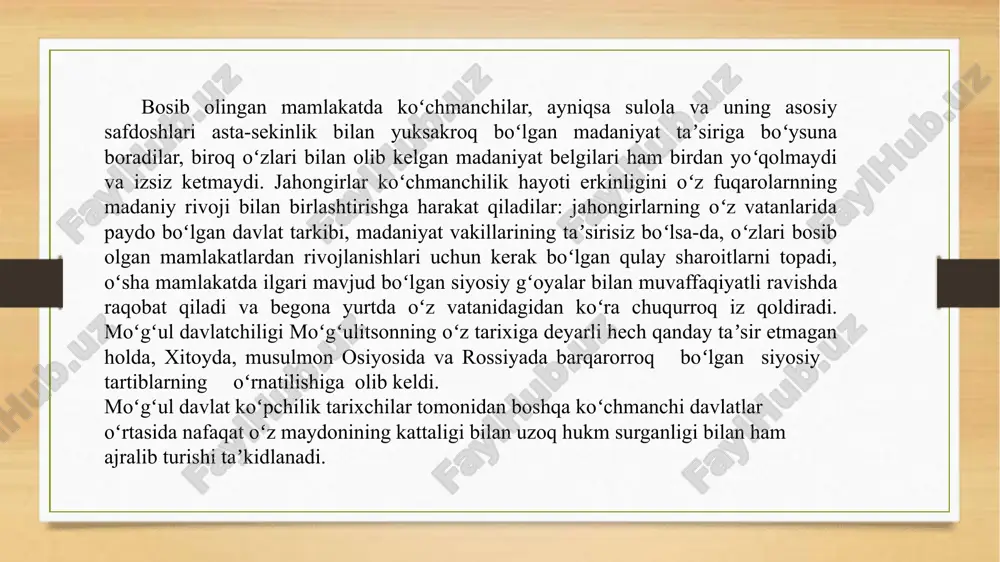 shiladi. u 1336-yili kesh shahri yaqinidagi xoʻja ilgʻor qishlogʻida tugildi. uning otasi turagʻay barlos qabilasidan edi. temur dastlab “turli beklarning qoʻshinini boshqardi”. 1360-yildan boshlab u 10 yil davomida goh u, goh bu feodal hukm­dor tomonida kurashdi va bir vaqtning oʻzida barloslar qabilasini oʻz atrofida jipslashtirib bordi. 1361-yilda u tugʻlugʻ te­mur tarafiga oʻtdi va buning evaziga shahrisabz hamda qarshi hukmdori etib tayinlandi. biroq, u tugʻlugʻ temurning raqibi balx hukmdori amir husayn bilan ittifoq tuzdi. ular birgalikda moʻgʻullarga qarshi isyon koʻtardilar. biroq magʻlubiyatga uchragach, oʻrta osiyoni tashlab seyitsonga qochishga majbur boʻldilar. seyitsondagi harbiy harakatlaridan birida temur oʻng qoʻli hamda oʻng oyogʻidan yaralanadi. shundan keyin u bir umr choʻloq boʻlib qoldi va kelgusida ulkan davlat tuzgan bu zot “temurlang” (oqsoq temur) laqabini oldi. 1360-yilda shahrisabz va qarshining begi boʻlgan amir temur 1370-yilga kelib, yaʼni 10 yil ichida butun movarounnahrning hukmroniga aylandi. ibn arabshoh maʼlumotlaridan koʻrinadiki, temurning otasi turagʻay xudojoʻy musulmon boʻlgan, u olim …
