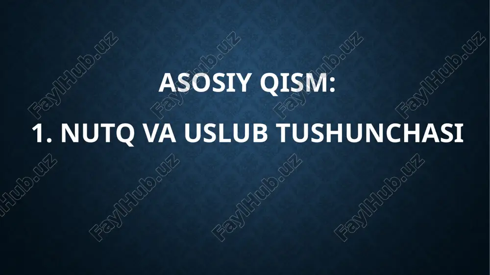 uloqot samaradorligi oshadi va matn o‘quvchi yoki tinglovchi uchun ham tushunarli, ham jozibador bo‘lib qoladi. asosiy qism: 3. uslublarning amaliy ahamiyati uslub — mazmunni maqsadga, auditoriyaga va janrga mos holda ifodalash strategiyasidir; u xabarni nafaqat eshittiradi, balki tushuntiradi, ishontiradi va harakatga undaydi. amaliy jihatdan bu uchta savol bilan boshlanadi: nimani aytmoqchimiz, kimga aytyapmiz va qaysi sharoitda aytamiz. shu uchlikka mos tanlov qilinmasa, hatto to‘g‘ri faktlar ham samarasiz yoki noto‘g‘ri talqin qilinishi mumkin. ta’lim va ilmiy muhitda ilmiy uslubning ahamiyati aniqlik va tekshiriluvchanlikni kafolatlashidadir. atamalar, ta’rif–dalil–xulosa zanjiri, neytral ohang va izchil kompozitsiya murakkab g‘oyalarni soddalashtirmasdan tushunarli qiladi. natijada tinglovchi mavzuni muhokama qilishga tayyor bo‘ladi, baholash mezonlari shaffoflashadi, qarorlar dalillarga tayanadi. biroq ilmiy uslub ortiqcha terminlashuv yoki murakkab sintaksisga berilsa, mazmun auditoriyaga yetib bormaydi; demak, ilmiy aniqlik bilan didaktik tushunarlilik o‘rtasida muvozanat zarur. ommaviy axborot, pr va ijtimoiy kommunikatsiyada publitsistik uslub voqelikni dolzarblik va pozitsiya orqali talqin qiladi. faktlar statistik ma’lumot, iqtibos …
