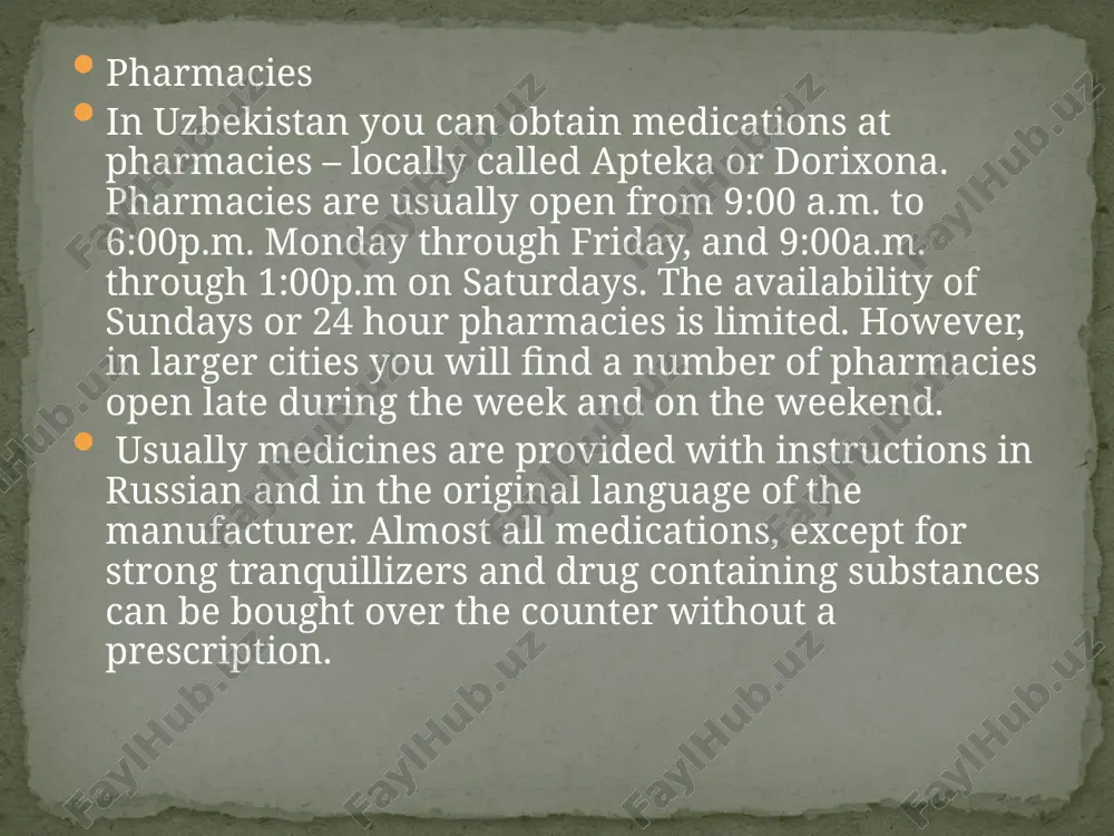 medical service in uzbekistan - Page 5