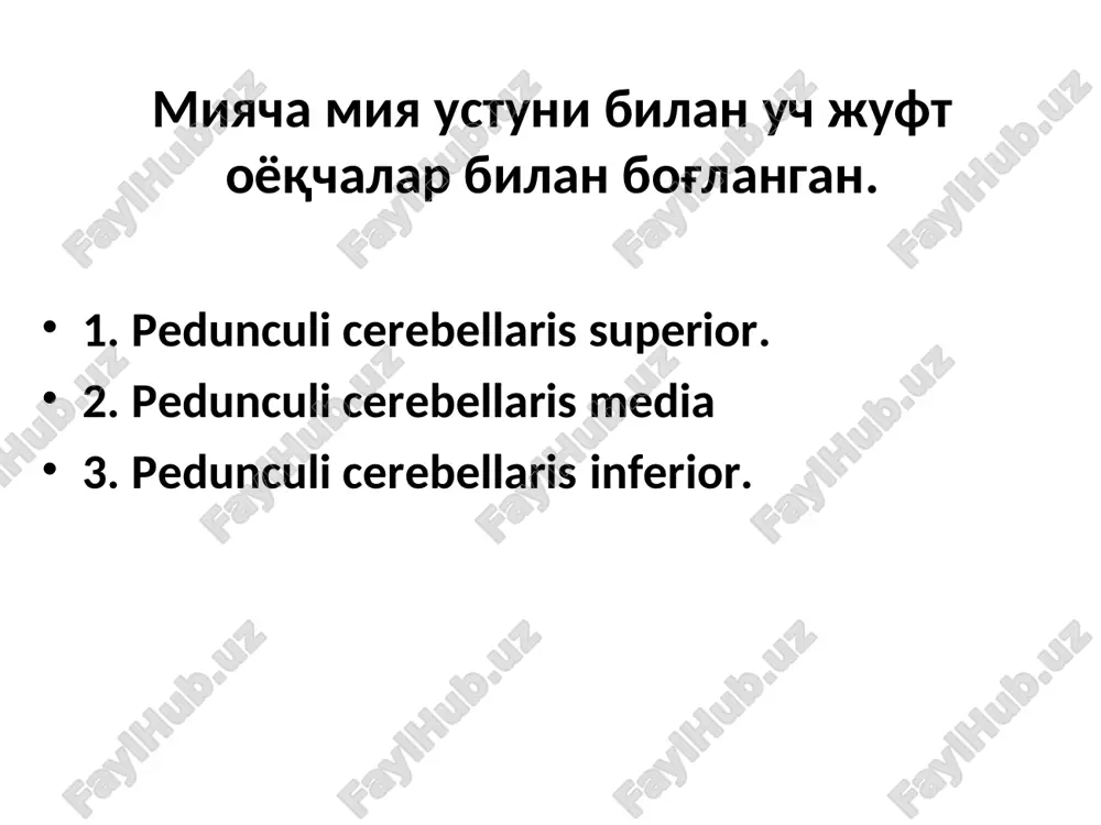 ekstrapiramida tizimi klinik anatomiyasi va zararlanish belgilari - Page 5