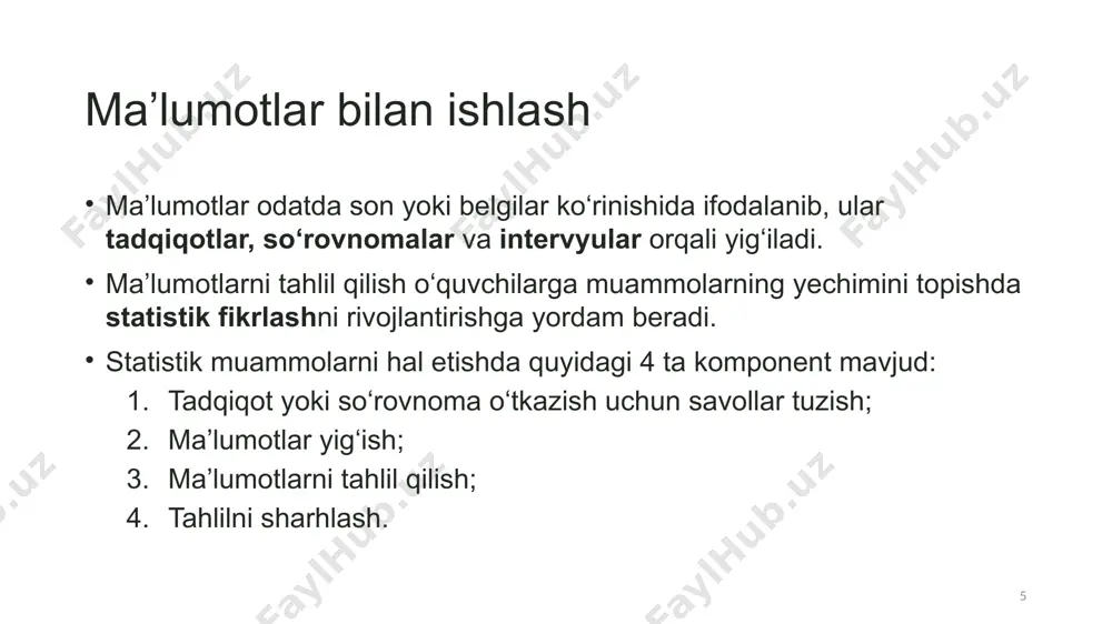 matematika fani mazmuniga oid trening materiallari - Page 5