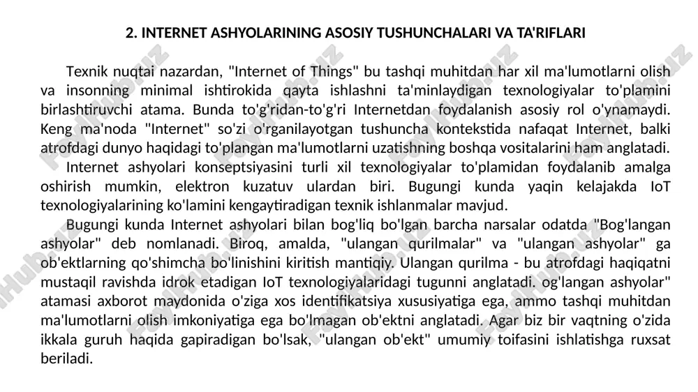 a aniqlashga imkon beradigan "elektron muhrlar" ni o'rnatdik. agar ilgari layner har bir "jismoniy" muhrning yaxlitligini tekshirishga majbur bo'lgan bo'lsa, endi internet of things texnologiyasi tufayli xodim o'z smartfoni bilan poezd bo'ylab yurib, kerakli ma'lumotlarni o'qiydi. ushbu echimdan foydalanish samaradorligi baholandi: kompozitsiyaning ishlamay qolishi qiymati 40% ga kamaytirildi. iot dasturi so'nggi nuqtalar, shlyuzlar va bulutli xizmatlarga tarqatiladi. iot echimlari zamonaviy mikroservislar va konteynerlarga quriladi - har qanday turdagi ob'ektlarni kapsula qiladigan, o'z navbatida ular taqsimlangan arxitekturada ishlaydi. bundan tashqari, sun'iy intellekt va bulutga asoslangan mashinalarni o'rganish tizimlari tobora ko'proq iot qurilmalaridagi ma'lumotlarni filtrlash va tahlil qilish uchun ishlatiladi ushbu texnologiyalardan biri "saymon" - monitoring platformasi bo'lib, uning asosida zamonaviy tibbiyot muassasasini qurish mumkin. ushbu platforma harorat sezgichlari, moslamalar va nazorat qiluvchilarni to'g'ridan-to'g'ri ulashni (mqtt protokoli yordamida) qo'llab-quvvatlaydi, qisqa vaqt ichida palatalar va xonalarda iqlim nazorati, o'rnatilgan qiymatlarning oshib ketishi to'g'risida xabardor qilish, ishlash ko'rsatkichlari bilan bitta ma'lumotli ekran, shuningdek turli …