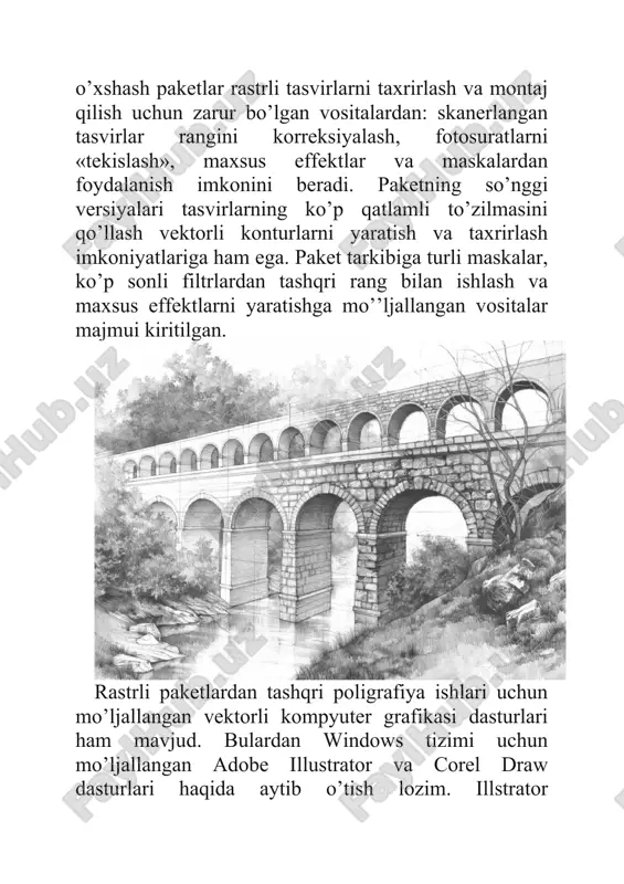 yaratish uchun mo’ljallangan. ular dos va windows muxitlarida ishlaydi. rangli grafik va xaritalarni bu dasturlar yordamida ixtiyoriy monitor yoki tashqi qurilmalarga chiqarish mumkin. surfer paketi z=f(x,y) ko’rinishdagi funksiyalar bilan aniqlanadigan ikki o’lchovli berilganlarga ishlov berish va vizuallashtirishga mo’ljallangan. u tekislikning raqamli modelini ko’radi, yordamchi amallarini bajaradi hamda natijalarni vizuallashtiradi. grapher dasturi y=f(x) ko’rinishdagi funksiyalarga ishlov berish va grafiklarini yasashga mo’ljallanagan. unda bir rasmdagi grafiklar soni va grafiklardagi egri chiziqlar soni cheklanmagan. xar bir egri chiziq 32000 tagacha nuqtadan iborat bo’lishi va bir grafikda xar hil o’lchovli, masshtabli bir nechta koordinata o’qlari bo’lishi mumkin. mapviewer paketi kartalarni kiritish taxrirlash-masshtablarni o’zgartirish, koordinatalarni o’zgartirish hamda kartalar bilan bog’lik raqamli axborotga( masalan- demografik ma’lumotlarga) ishlov berish va grafik ko’rinishda chiqarish imkonini beradi. yuqorida keltirilgan vizuallashtirish dasturlaridan tashqari umumiy holda ishlatiladigan quyidagi vizuallashtirish dasturlari ham bor: iris explorer, vis-5d, pv- wave, khronos, data visualizer, data explorer. sgidagi earth watch dasturi yordamida er ob–xavo sharoitining uch …