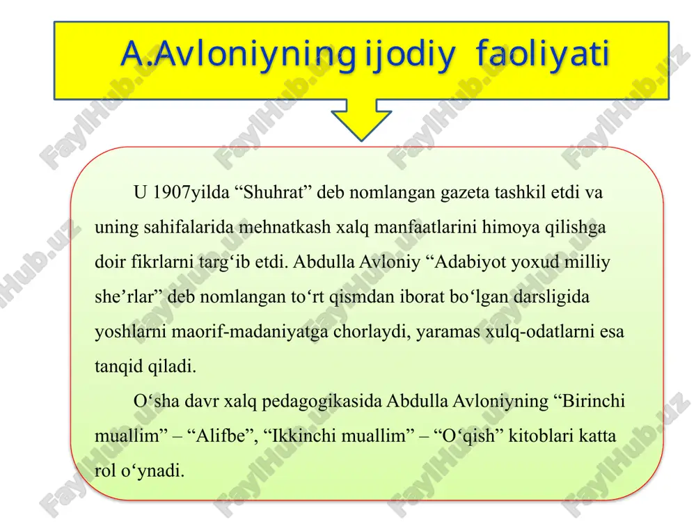 a.avloniynin hayoti va ijodi - Page 5