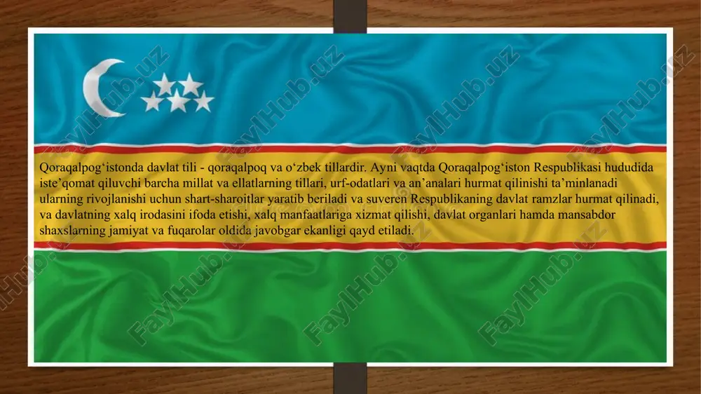 qoraqalpog'iston respublikasi konstitutsiyasi - Page 5