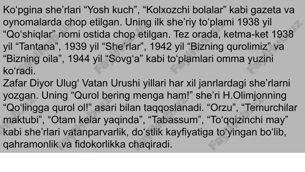 zafar diyorhayoti va ijodi - Page 5