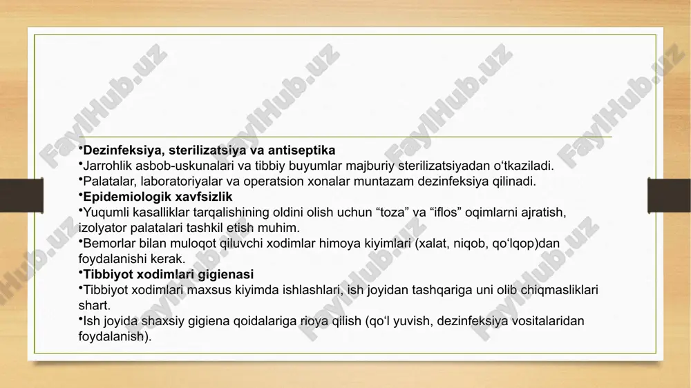 davolash-profilaktika muassasalari gigienasi - Page 5
