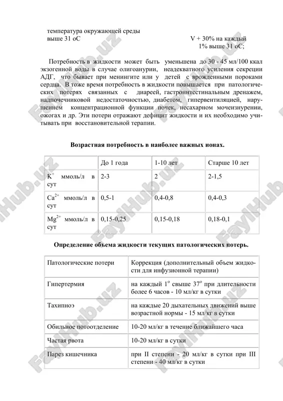 remya operatsii na organax grudnoy i bryushnoy polosti optimalnim schitayut vnutrivennoe vvedenie rastvorov ringera i 10% glyukozi v obshem ob'eme 6-8 ml/kg v chas v sootnoshenii: do 1 mes. - 1:4 1mes. - 2 goda - 1:3 2,5 goda - 12 let - 1:2 starshe 12 let - 1:1,5 (1:1). neyrotoksikoz. obshiy ob'em jidkosti na sutki opredelyaetsya v protsesse infuzii i, kak pravilo, ne previshaet op. svoystva rastvorov: osnovnaya zadacha lecheniya – ustranenie patogennogo faktora, kotoriy obuslovil neyrotoksikoz, kotrektsiya metabolicheskix na- rusheniy s osobim vnimaniem k tonchayshim detyalyam i kontrol vnutriche- repnoy gipertenzii. lechenie vnutricherepnoy gipertenzii u bolnix, koto- raya imeet mesto pri neyrotoksikoze ne otlichaetsya ot takovogo u bolnix s po vishennim vnutricherepnim davleniem drugoy etiologii. osnovnoy ras- tvor dlya obespecheniya ob'ema podderjaniya budut sostoyat iz 5-10% glyuko- zi s kaliem (20-40 mmol/l), natriem (51,0-76,5 mmol/l), magniem (0,2 ml/kg/sut). kontsentratsiya vvodimoy glyukozi i doza insulina budet zaviset ot urovnya …