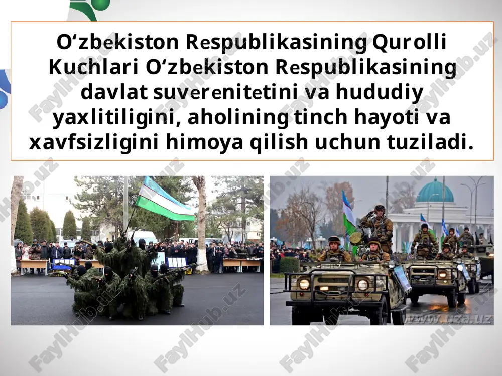 qurolli kuchlari va yoshlarni harbiy vatanparvarlik ruhida tarbiyalash - Page 5