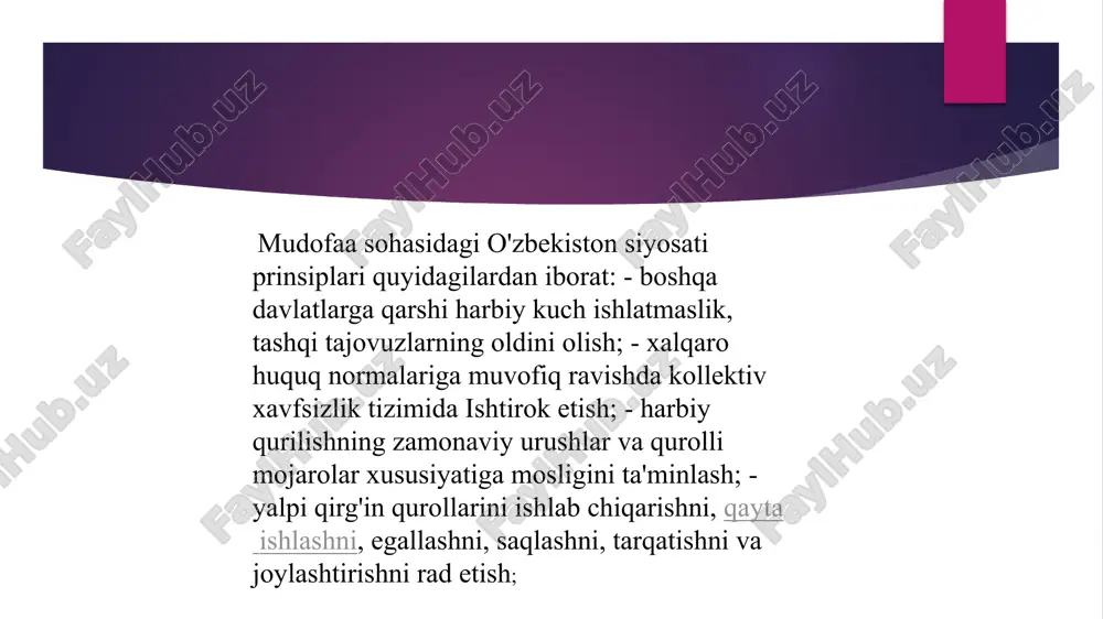 milliy xavfsizlikni taminlash borasida amalga oshirilgan ishlar - Page 5