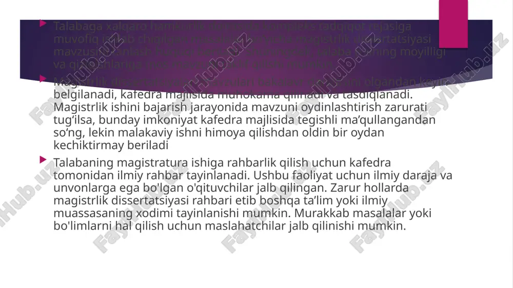 magistrlik dissertatsiyasiga qo’yiladigan talablar - Page 5