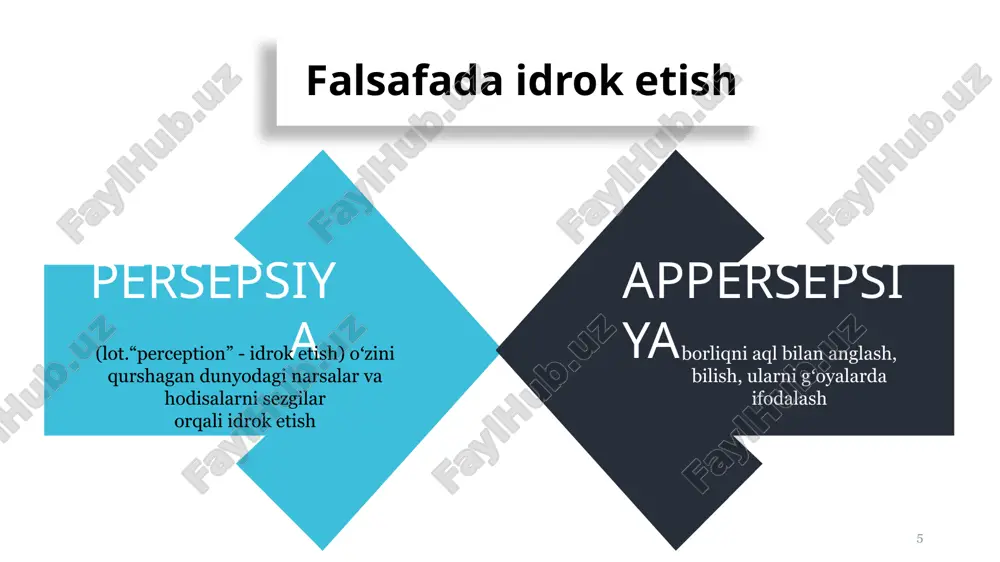 ni bilish imkoniyatlariga yoki umuman bilish mumkinligiga ishonmaydi yoki olamni qisman bilish mumkin deb biladi. agnostiklar orasida eng mashhuri i.kantdir. u agnosti- sizmning izchil nazariyasini ilgari surdi. ular bilish ideal ongning mustaqil faoliyati deb hisoblaganlar. 21 dialektik tamoyil – bilish jarayoniga qarash (yaʼni rivojlanish nuqtai nazaridan), dialektikaning qonun, kategoriya va tamoyillaridan foydalanish. tarixiylik tamoyili – tarixiy yuzaga kelish va rivojlanish kontekstida jarayonlar va predmetlar ham koʻrib chiqiladi. amaliyot tamoyili – bilishning bosh tamoyili amaliyotda deb hisoblaydi, tashqi olamni va oʻz-oʻzini bilishning asosi odam faoliyatida deb biladi. bilish tamoyili – bilish imkoniyatlariga toʻla ishonch bilan yondashiladi. obyektivlik tamoyili – ong va irodadan tashqari predmetlarni mustaqil mavjud deb hisoblaydi. hayotni faol ijodiy jarayonda ifodalash tamoyili haqiqatning aniq tamoyili – aniq sharoitda individual va shubhasiz haqiqatdir. bilish jarayoniga qarash (yaʼni rivojlanish nuqtai nazaridan), dialektikaning qonun, kategoriya va tamoyillaridan foydalanish. tarixiy yuzaga kelish va rivojlanish kontekstida jarayonlar va predmetlar ham koʻrib chiqiladi bilish imkoniyatlariga …