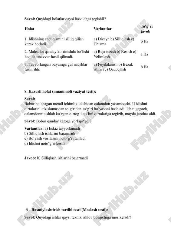 texnologik talim metodikasi - Page 5