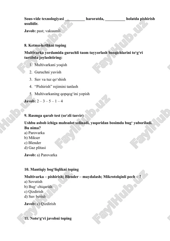 texnologik talim metodikasi - Page 5