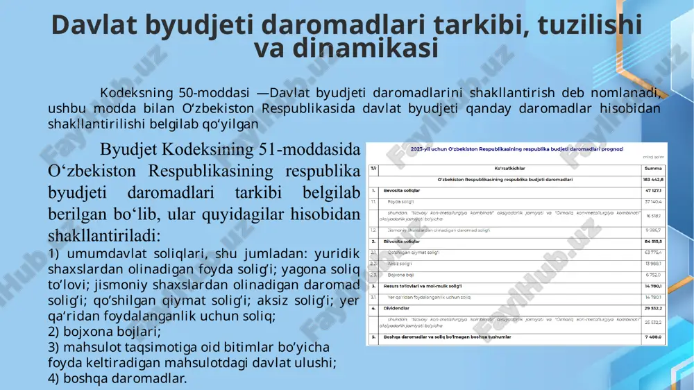 davlat byudjeti daromadlari va tizimi - Page 5