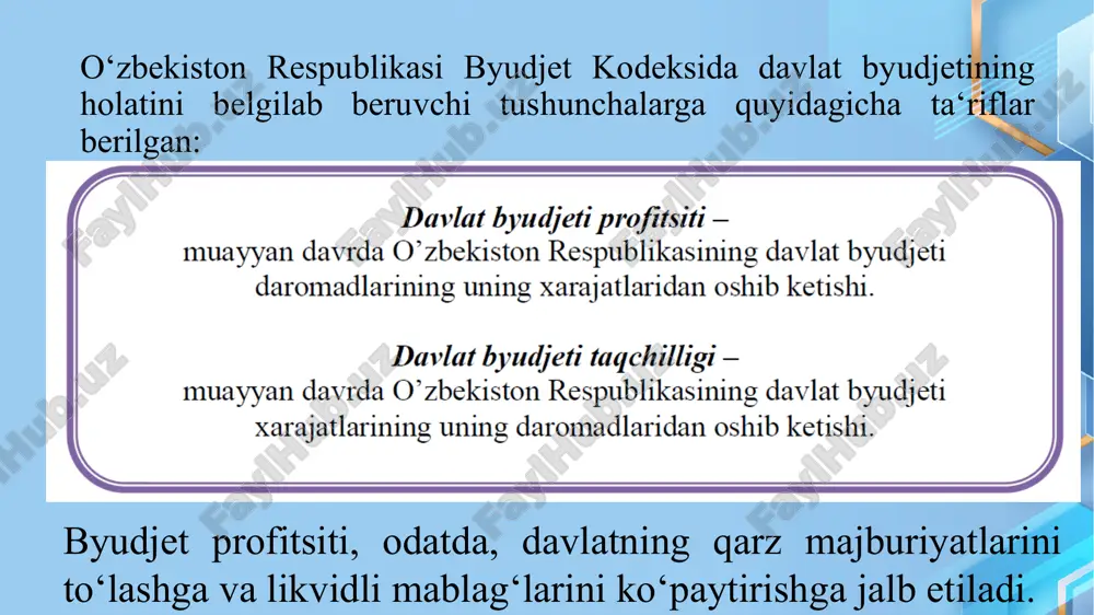 davlat byudjetining holati - Page 5
