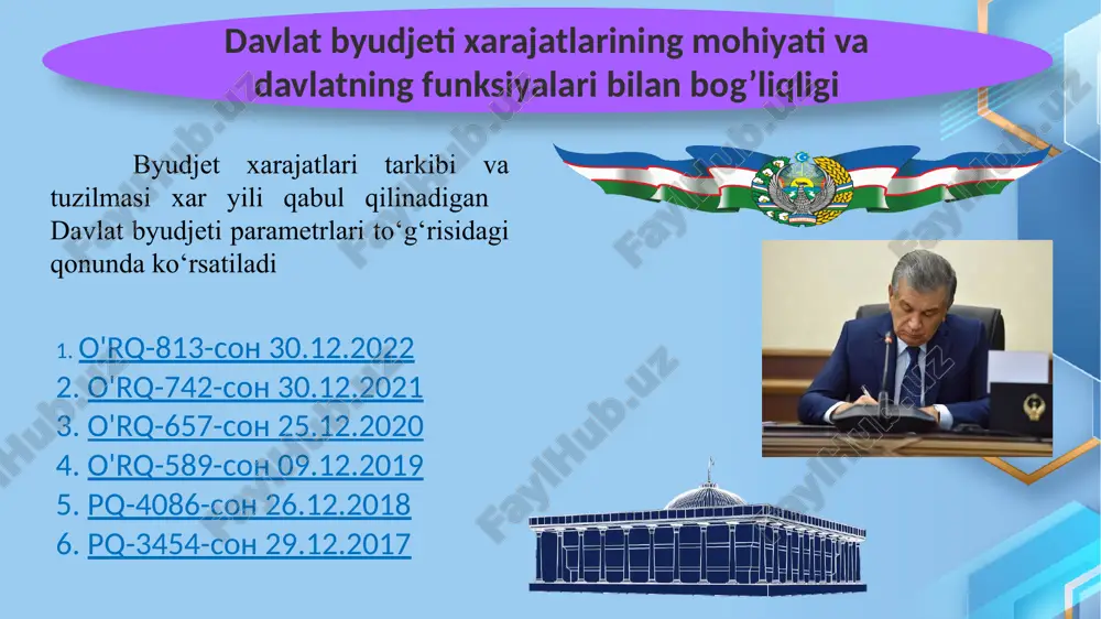 davlat byudjeti xarajatlari tizimi - Page 5