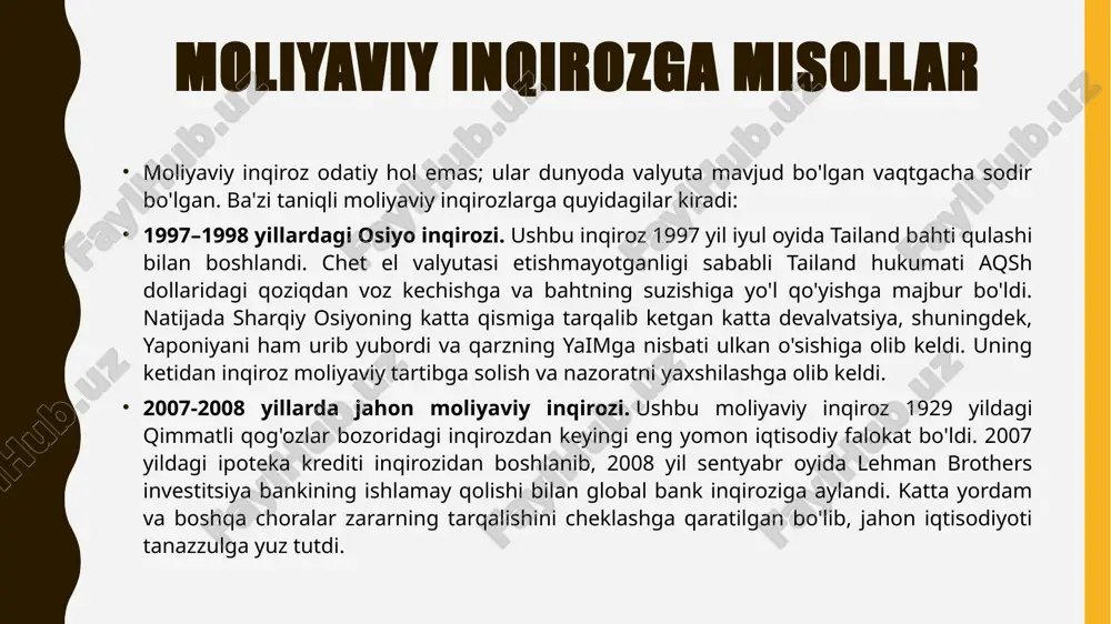 bank tizimidagi moliyavoiy inqirozlar ularning sabablari - Page 5
