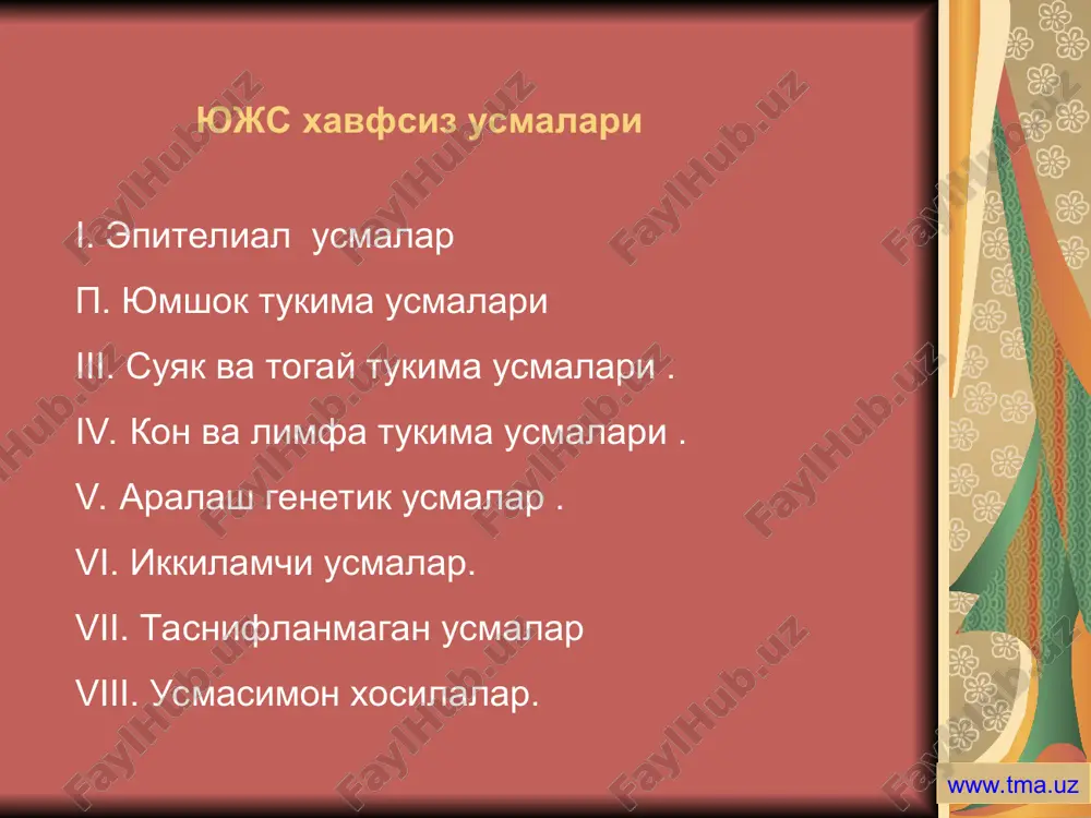 usmalarning xalkaro gistologik tasnifi - Page 5