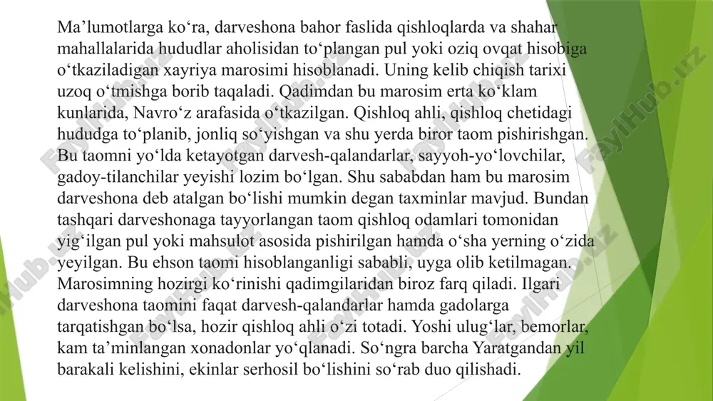 turli hududlarda o‘tkaziladigan marosimlar, urf-odatlar haqida - Page 5