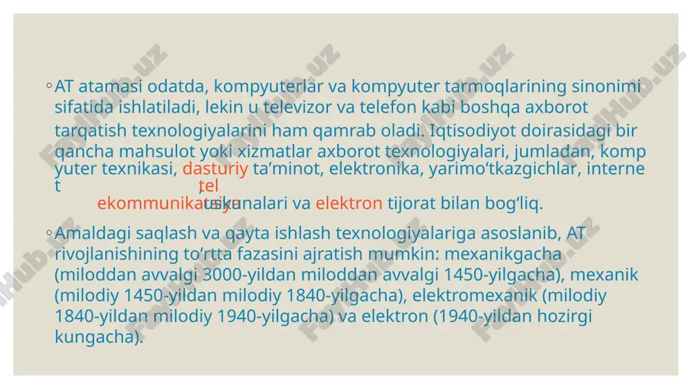 kompyuter texnologiyalari haqida malumot - Page 5