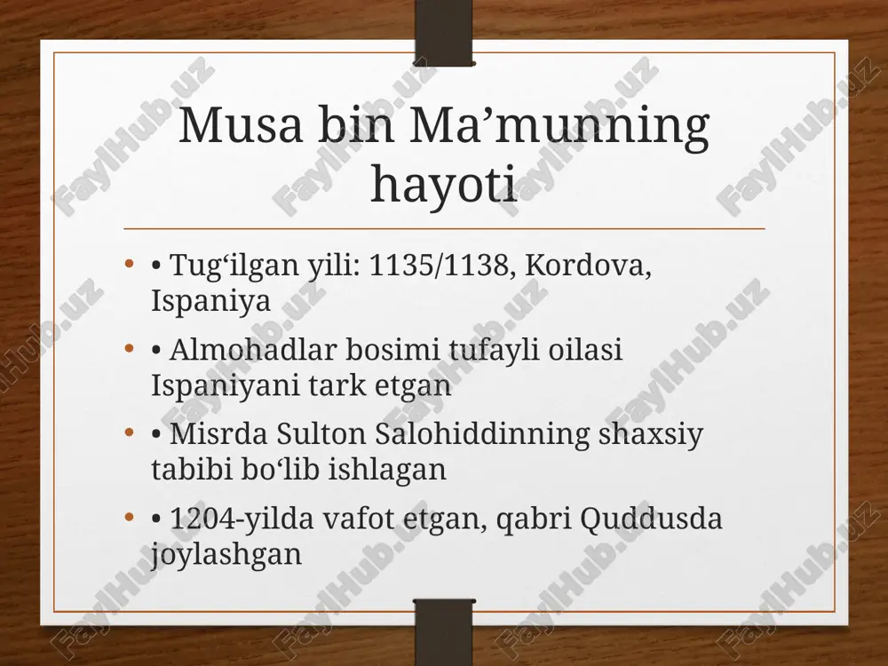 abu amron musa bin ma’mun va tibbiy etika - Page 5