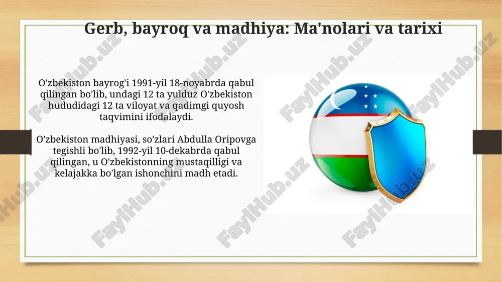 o'zbekiston davlat ramzlarini qabul qilinishi - Page 5