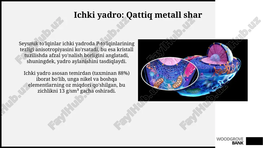 yerning ichki tuzilishi geosferalar - Page 5